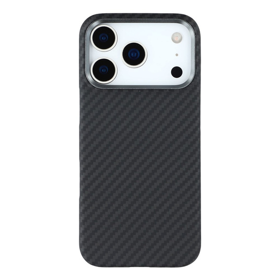 Case for iPhone 17 Pro Max, Carbon Fiber, for MagSafe, black