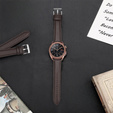 Leather Belt for Samsung Galaxy Watch 42mm - Coffee
