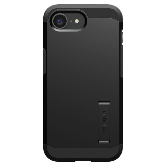 Spigen case for iPhone 16E, Tough Armor Mag MagSafe, black + 9H Tempered Glass