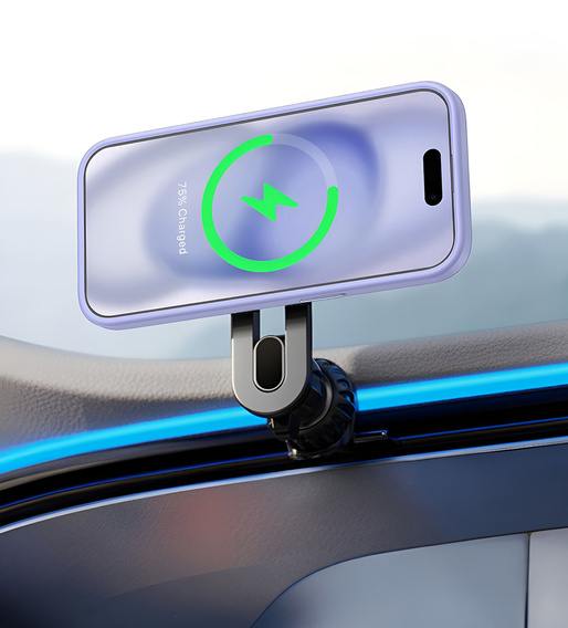 Case for iPhone 11, for MagSafe, ERBORD Matt Case, purple + Screen Glass