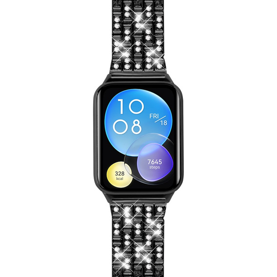 Diamond Bracelet for Xiaomi Smart Band 8 Pro, Black