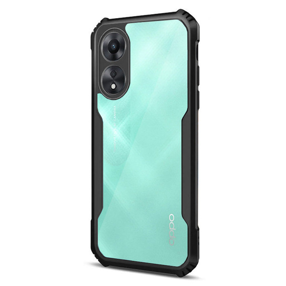 Case for Oppo A78 4G, AntiDrop Hybrid, black