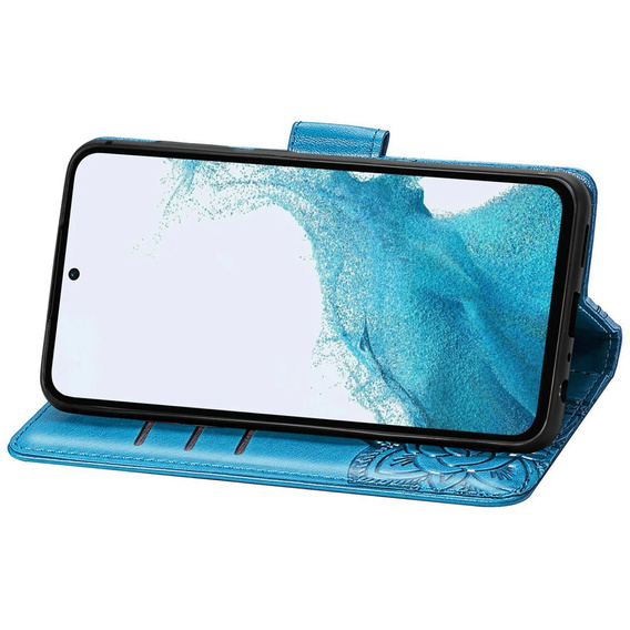 Flip case for Samsung Galaxy A56, Butterfly, blue