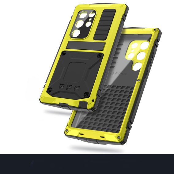 Armored case for Samsung Galaxy S25 Ultra, R-JUST, yellow