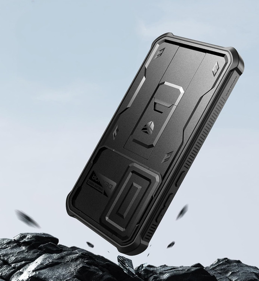 Armored case for Samsung Galaxy A35 5G, Dexnor Full Body (Two Frames), black