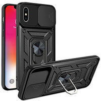Case for iPhone XR, CamShield Slide, black