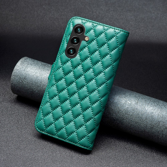 Flip case for Samsung Galaxy A56, Wallet, BINFEN COLOR, green