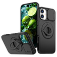 Case for iPhone 16 Plus, Military Magnet, for MagSafe, black
