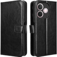 Flip case for Oppo A5 Pro 5G, Crazy Horse Wallet, black
