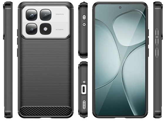 Case for Xiaomi 14T, Carbon, black