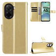 Flip case for Xiaomi Redmi A5, Crazy Horse Wallet, gold
