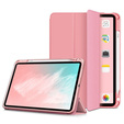 Case for iPad Air 4 2020 / Air 5 2022 10.9", Smartcase with stylus space, pink