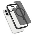 Matt Case for iPhone 17, for MagSafe, translucent black