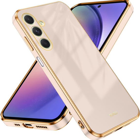 Case for Samsung Galaxy A54 5G, Glamour CamShield, pink