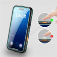 Case for iPhone Air, Waterproof IP68, SHELLBOX MagSafe, blue