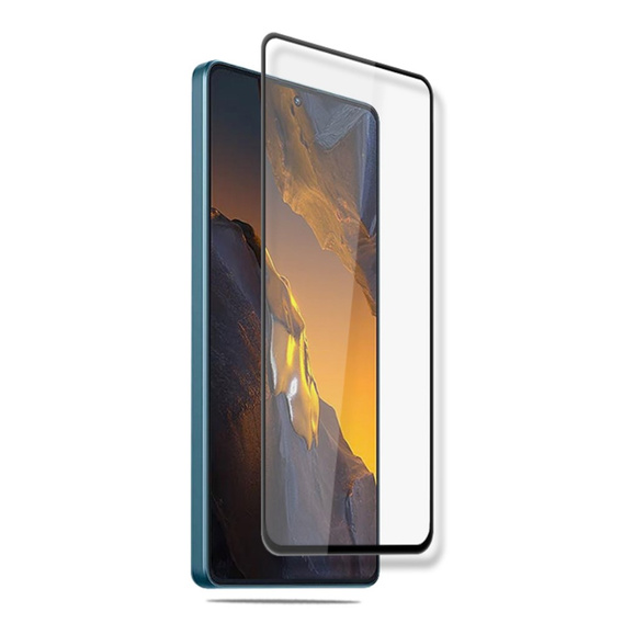 Mocolo Full Glue Tempered Glass for Xiaomi Poco F5 5G, black frame