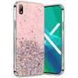 Case for Huawei Y5 2019, Glittery, pink