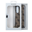 GUESS Case for Samsung Galaxy Z Fold 5, 4G Charms Collection Hardcase, brown