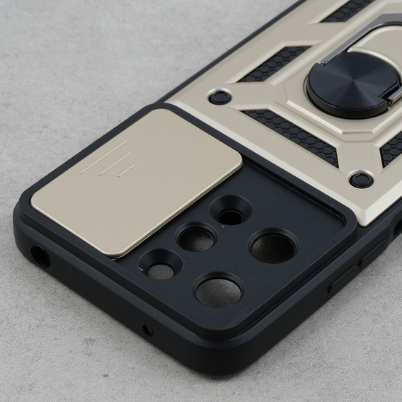 Case for Xiaomi Redmi 12, CamShield Slide, gold