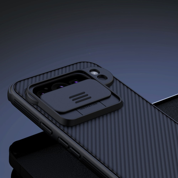 Case for Google Pixel 9 Pro XL, Armored Nillkin, CamShield Pro, black