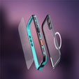 Case for iPhone 17, Waterproof IP68, SHELLBOX MagSafe, blue