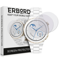 3x ERBORD hydrogel film for Huawei Watch GT 3 Pro 43mm