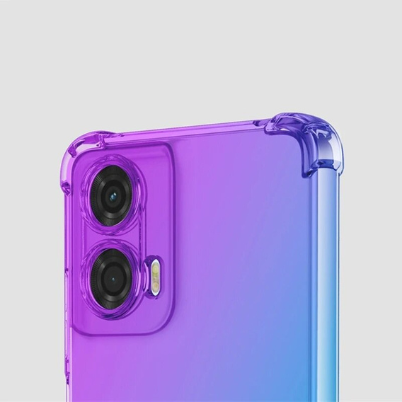 Case for Motorola Moto G85, Gradient Dropproof, Purple / blue