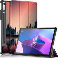 Case for Lenovo Tab P11 Pro Gen 2 2022, Smartcase Pen Slot, forest and lake