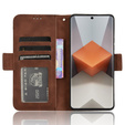 Flip case for Xiaomi Redmi Note 13 Pro+, Card Slot, brown