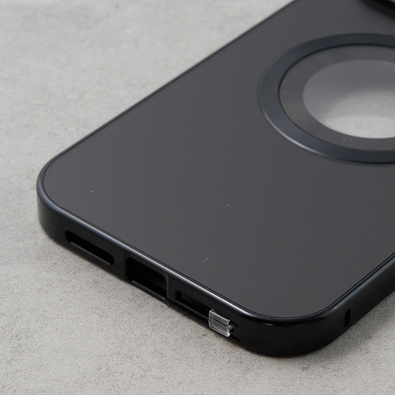 Case for iPhone 13 Pro Max, Dual Glass, for Magsafe, black