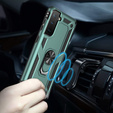 Armor Case for Samsung Galaxy S21, Nox Case Ring, green
