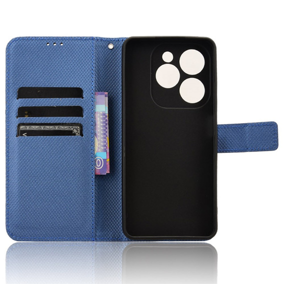 Flip case for Infinix Hot 40i, Wallet Smart Magnet, blue