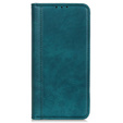 Flip case for Honor 200 Pro 5G, Split Leather, green