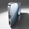 Case for Honor Magic 7 Pro, Magnetic Dual Glass, silver