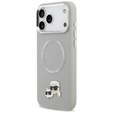 Karl Lagerfeld Karl & Choupette Pins MagSafe Case for iPhone 17 Pro