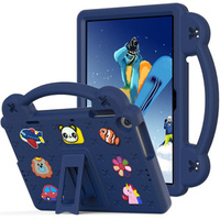 Children's case for Lenovo Tab M10 10.1 Gen 3 TB-328FU/TB-328XU, Cute Patterns, with stand, dark blue