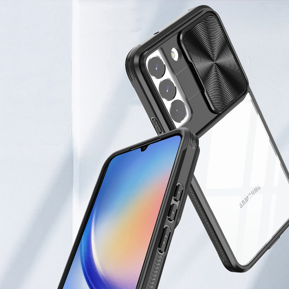 Case for Samsung Galaxy A34 5G, Slide Camera, black