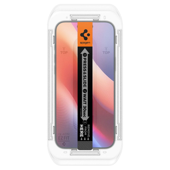 Spigen tempered glass for iPhone 17 / 17 Pro / 16 Pro, Glas.TR EZ Fit (2 pcs.)