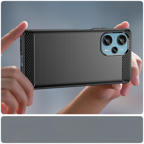 Case for Xiaomi Poco F5 5G, Carbon, black