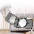 Matte sleeve for iPhone Air, for MagSafe, with camera protection, black
