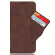 Flip case for Xiaomi Redmi 14C / Xiaomi Poco C75, Card Slot, brown