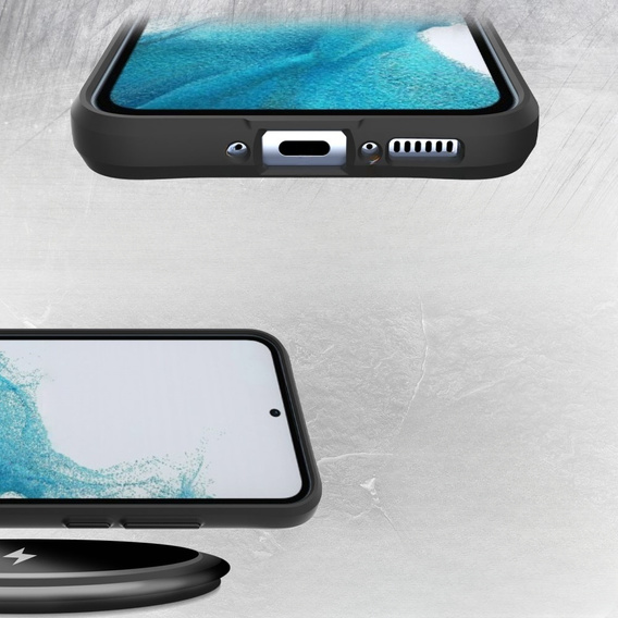 Case for Samsung Galaxy A34 5G, Fusion Hybrid, transparent / black
