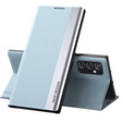 Flip case for Samsung Galaxy M23 5G / M13, Side Magnetic, light blue
