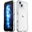 Case LUPHIE for iPhone 14, Armor Bumper, silver
