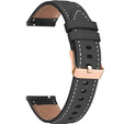 Leather Belt for Samsung Galaxy Watch 42mm - Black