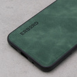 Case for Xiaomi Redmi 12C, ERBORD Business, with metal plate for car mounts, green