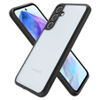 Spigen case for Samsung Galaxy A55 5G, Ultra Hybrid, black + 9H Tempered Glass