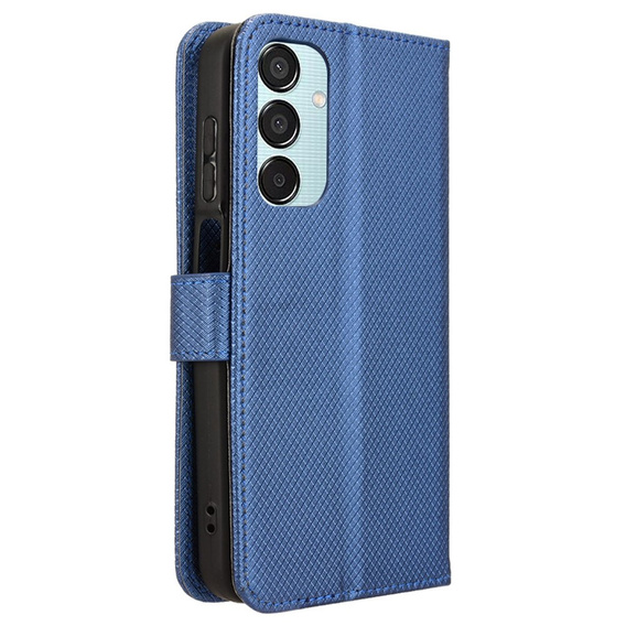 Flip case for Samsung Galaxy M15 5G, Wallet Smart Magnet, blue