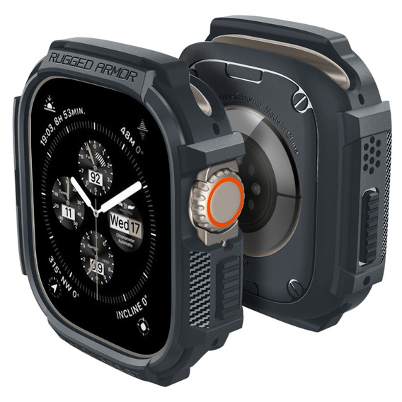 Spigen Rugged Armor Dark Grey Case for Apple Watch Ultra 1 / 2 (49 mm)
