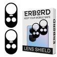 2x ERBORD tempered glass for camera to Oppo Reno 10 / 10 Pro, black